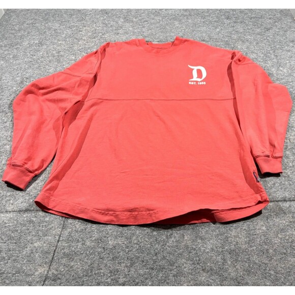 Disneyland Resort Disney Parks Spirit Jersey Corral Sweatshirt S Discoloration - Picture 1 of 12